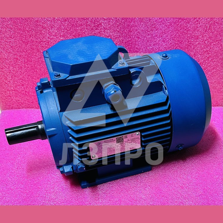 Двигатель асинхронный 220/380V 1200r/m 1,1kW 5,6/3,2A (крепление лапы) АИР80В6У2