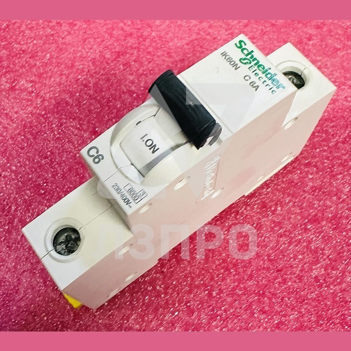 Автоматический выключатель 1P 6кВа C6A iK60N A9K24106 Schneider Electric