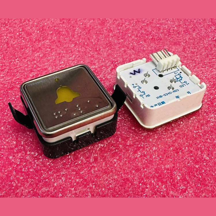 Кнопочный модуль колокольчик белая подсветка XHB-S34D-A03 Xizi Otis