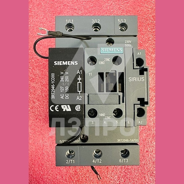Контактор 45kW 1NO 1NC 230VAC 3RT2046-1AP00 Siemens
