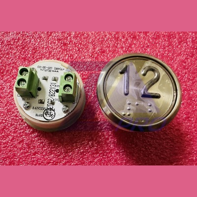 Модуль кнопочный A4N33841$14 красная подсветка Брайль "12" BBP-R331-CMPLT-S-R-12(EA2406S-S-R-12) ЩЛЗ